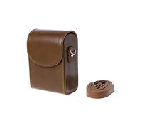 SENHE Custodia protettiva in pelle PU con tracolla adatta per Sony HX60/HX50 adatta per Canon G9X SX700 SX170 S90 S110 S120 G7X G7Xii, Auburn