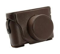 SENHE Custodia protettiva protettiva in pelle per fotocamera custodia rigida adatta per Fujifilm Fuji X10 X20 Fit for Finepix, Caff