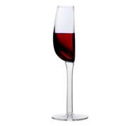 SenhE Half A Glass of Wine | 1/2/4/6 PCS Funny Red Wine Glass | 140ML Novelty Half a Wine Glass | White Wine Glasses | Crystal Red Wine Glasses Home Decor for Christmas Family Party Supplies