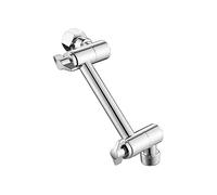 Senhozi Braccio di estensione per soffione doccia da 10 cm, in ottone massiccio per estensione del soffione doccia, braccio doccia regolabile per soffione doccia a pioggia e soffione doccia portatile,