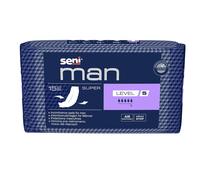Seni Man Super Livello 5 Inserto per incontinenza | Pacchetto (15 pezz