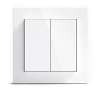 SENIC 100119 - Interruttore Hue, bianco opaco, singolo