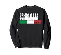 SENIGALLIA City Italia Vintage Bandiera Italia per Gli Amanti dei Viaggi Felpa