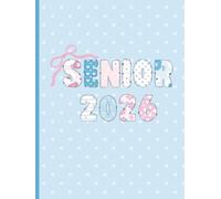 SENIOR 2026 BLUE MEMORY BOOK: Signatures, Advice, Quotes, Photos or Notes - Collect Memories from Friends, Teachers & Classmates, High School or ... Hardcover, 100 Blank Pages, 8.25 x 11 inches