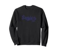 Senior 2027 per i laureati del '27 in Tipografia Blu Navy Felpa