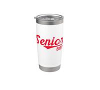 Senior 2027 per i laureati del '27 (tipografia Red Script) Bicchiere termico in acciaio inox doppia parete