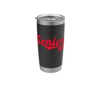 Senior 2027 per i laureati del '27 (tipografia Red Script) Bicchiere termico in acciaio inox doppia parete