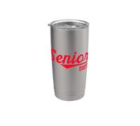 Senior 2027 per i laureati del '27 (tipografia Red Script) Bicchiere termico in acciaio inox doppia parete