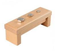 Senior Bolt Busy Board for Elderly, Wooden Activity Board with Rotating Metal Bolts, Hands-On Sensory Engagement Board for Grip Strength, Hand Coordination, Focus and Daily Activity