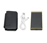 Senior Cell Telefono 3 Pollici Doppio Schermo 2G Flip Style Doppio Sim Oro | Unlocked Cellphone,Abs,5900mAh,16G,Double schermo,Grande Buttons,Chiaro Loudspeaker,Dual Sim Dual Standby