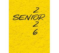 Senior Class of 2026- Student Edition 8.5x11 Notebook Planner Gold: Blank Lined Journal - Great Gift for Birthdays, School or a Diary