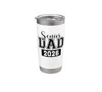 Senior Dad 2026 Daddy Senior Dance Team Dad Class of 2026 Bicchiere termico in acciaio inox doppia parete