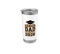 Senior Dad Class Of 2026 Bicchiere termico in acciaio inox doppia parete