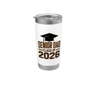 Senior Dad Class Of 2026 Bicchiere termico in acciaio inox doppia parete
