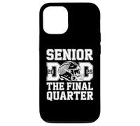 Senior Football Dad Father The Final Trimestre 2026 Game Day Custodia per iPhone 12/12 Pro