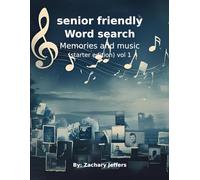 Senior-Friendly Word Search: Memories & Music VOL.1