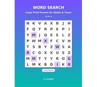 Senior Friendly Word Search: Volume 10: A Collection of 50 Fun & Engaging Puzzles