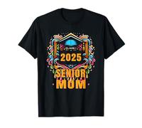 Senior Mom 2025 Proud Mom Class del 2025 Mom of the Graduate Maglietta