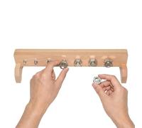 Senior Nut and Bolt Busy Board, Wooden Cognitive Activity Board for Seniors, Hand Dexterity Training, Fine Motor Skills Practice, Hand Eye Coordination and Focus Exercises