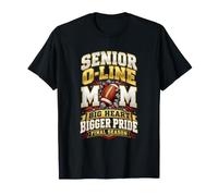 Senior O Line Mom Big Heart Bigger Pride Stagione Finale Maglietta