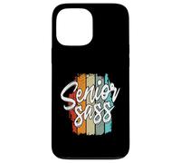 Senior Sass Retro Humor per Sassy Family Friends Pensione Custodia per iPhone 13 Pro Max
