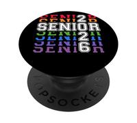 Senior Senior 2026 Stile Collegiale Orgoglio Classe 2026 PopSockets PopGrip Adesivo