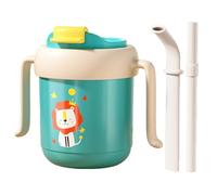 Senior Spill Cup - 300 ml bicchiere a prova di perdite, per conservare il calore, supporto per l'alimentazione degli anziani, dispositivo per aiutare l'idratazione dei pazienti con controllore