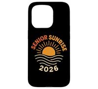 Senior Sunrise 2026 Retro Tramonto Oceano Onde Anno Scuola Divertimento Custodia per iPhone 15 Pro