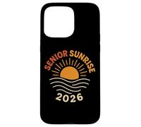 Senior Sunrise 2026 Retro Tramonto Oceano Onde Anno Scuola Divertimento Custodia per iPhone 15 Pro Max