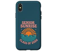 Senior Sunrise Class of 2026 Groovy Retro Graduazione Design Custodia per iPhone X/XS