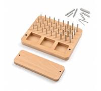 Senior Wooden Dexterity Board with 36 Pegs for Hand Coordination Practice