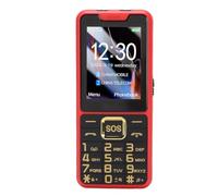 Seniors Cellulare Telefono, 4G Seniors Telefono da 2,6 Pollici di Shatter HD Display per Uso Quotidiano (rosso)