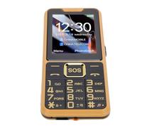 Seniors Cellulare Telefono, 4G Seniors Telefono da 2,6 Pollici di Shatter HD Display per Uso Quotidiano (GOLD)