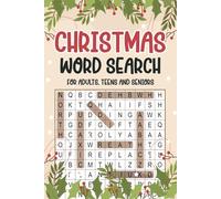 Seniors Christmas Gifts: Christmas Word Search Puzzles For Adults Large Print: 1500+ Holiday Words To Find, Cozy Winter Presents For Men & Women For Relaxation