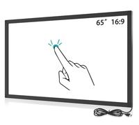 Senisway 65 pollici Multi punti 10 punti IR Touch Screen Overlay,Interactive Infrared Touch Frame,Driver Free con interfaccia USB