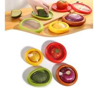 SENIURIS Contenitore in silicone per frutta fresca, frutta e carne (4 pezzi)