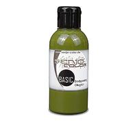 Senjo Color Basic Bodypainting I colore del viso e del corpo I cosmetici, dermatologicamente testato I carnevale, costume I 75 ml I verde oliva