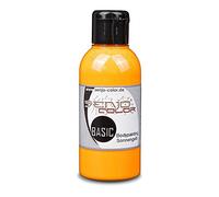Senjo Color Basic Bodypainting I colore del viso e del corpo I cosmetici, dermatologicamente testato I carnevale, costume I 75 ml I giallo sole
