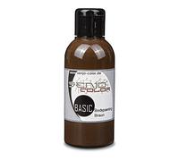 Senjo Color Basic Bodypainting I colore del viso e del corpo I cosmetici, dermatologicamente testato I carnevale, costume I 75 ml I marrone