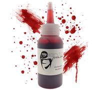 Senjo Color Falso Sangue Halloween Artificiale Zombie 75ml Rosso Scuro Solubile in acqua Trucco Halloween Liquido