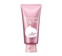 Senka Perfect Whip Collagen In 120g, schiuma detergente idratante per il viso, arricchita con collagene e acido ialuronico, Made in Japan