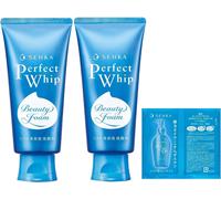 Senka Perfect Whip White Clay Face Wash 120 g x 2 + esfoliante punti neri...