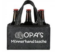 Senken Borsa da uomo per birra, regalo di birra per uomini, regalo di compleanno, regalo divertente per uomini, verde, OPA