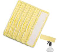 SENLINLIN 6 Pezzi Panni di Ricambio per Karcher Lavavetri, Accessori in Microfibra Compatibili con Kärcher WV2 WV5 WV6 Plus Premium, Facili da Lavare e Riutilizzare