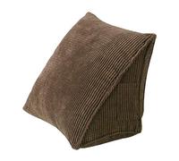 SENLUO Cuscino triangolare posteriore, cuscino a cuneo per supporto letto, cuscino per schienale divano sedia da ufficio cuscino per divano per adulti bambini (caffè)