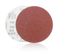 SenmaiTools Dischi Abrasivi 180 mm Carta Vetrata 30 Pezzi Grana 5 x 24 40 80 120 180 240 Carta Abrasiva Adatto per Levigatrice a Secco Levigatrice Giraffa