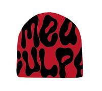 SENMAY Berretto per uomo e donna MEA Culpa Y2K Knit Beanies caldo cappello invernale per regali, Rosso, taglia unica