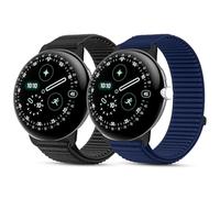 SenMore 2 Pezzis Cinturino per Google Pixel Watch 1/2/3 41mm/4 41mm, Regolabile Sportiva Nylon Cinturino di Ricambio per Smartwatch.
