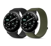 SenMore 2 Pezzis Cinturino per Google Pixel Watch 1/2/3 41mm/4 41mm, Regolabile Sportiva Nylon Cinturino di Ricambio per Smartwatch.