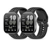 SenMore 2 Pezzis Silicone Cinturino Compatibile con Amazfit Bip 6/Bip 5/Amazfit Balance/Amazfit Cheetah/Amazfit Cheetah Pro, 22mm Sportivo Braccialetto di Ricambio per Amazfit Bip 6/5.(No host)